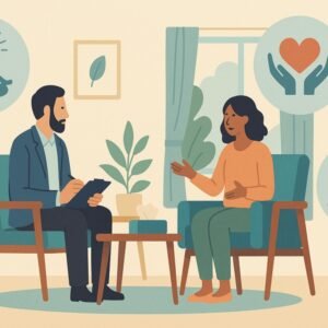 Acceptance and commitment therapy course image showing mindfulness and ACT practices in action.