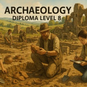 Archaeology Diploma Level 8 course featuring excavation, research, and cultural heritage studies.