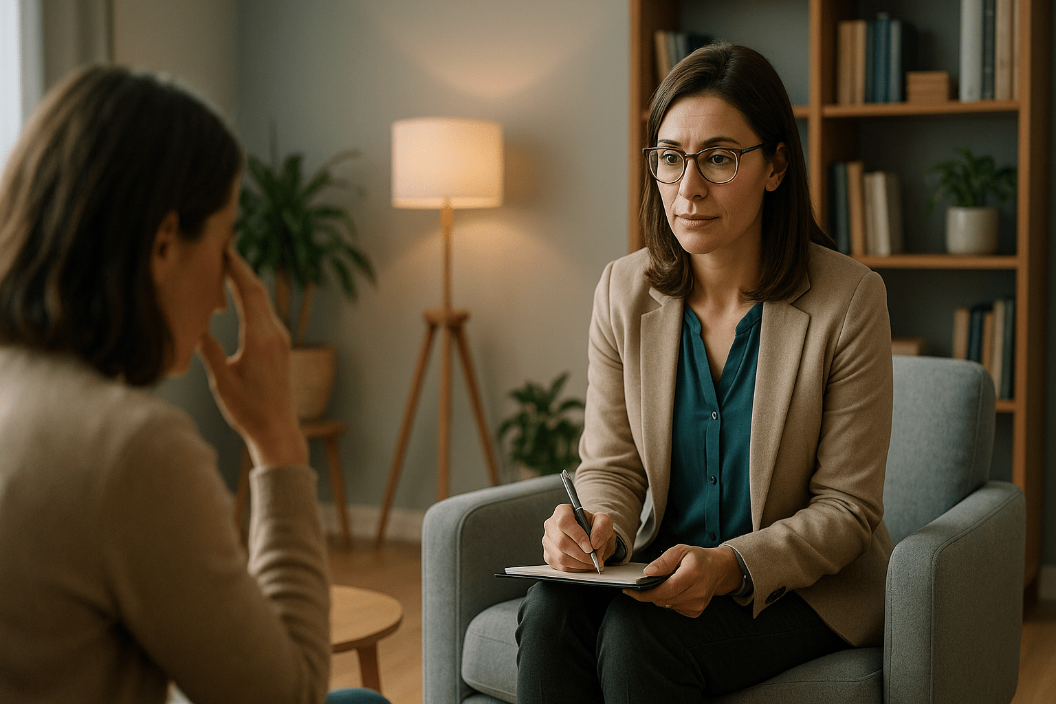 professional counselling core skills training with client interaction