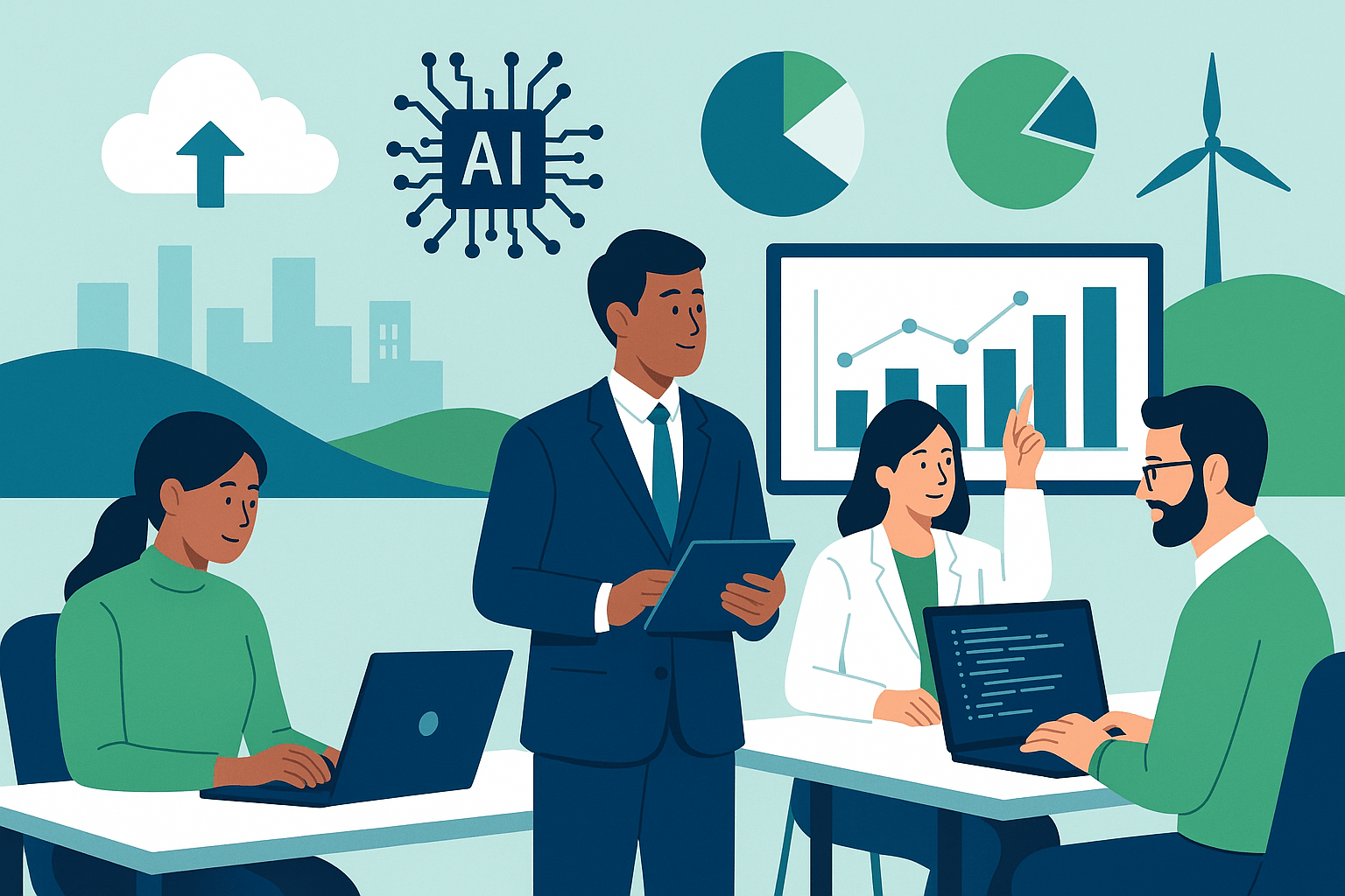 UK professionals developing future-ready technical skills with AI, coding, and digital tools