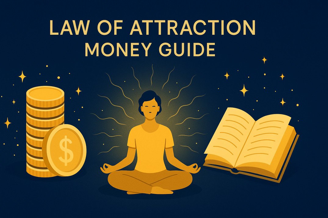 Law of attraction money guide showing wealth, prosperity, and abundance.
