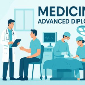 Medical students studying anatomy and clinical care for Medicine Advanced Diploma Level 8