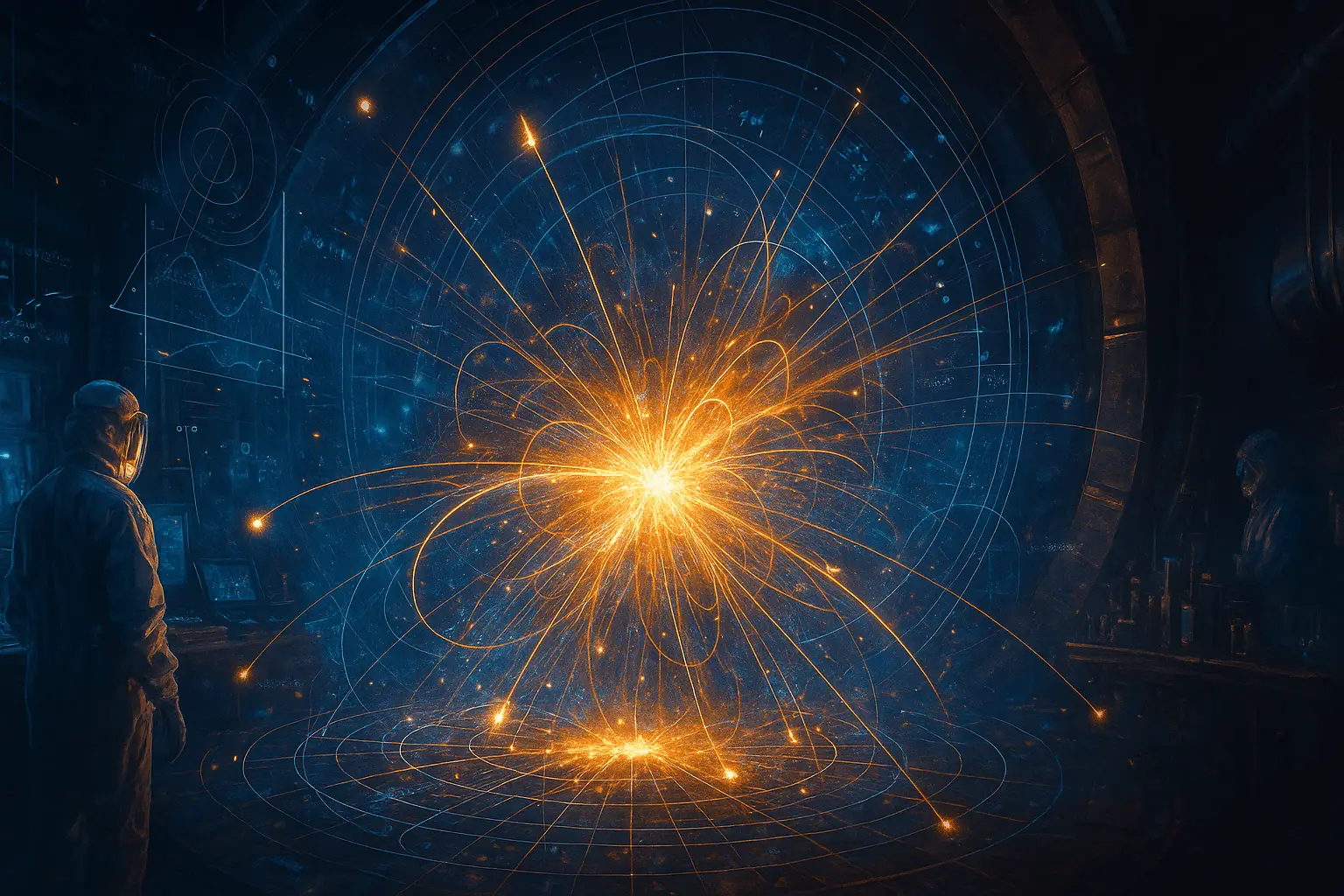 Particle Physics Diploma Level 8 course featuring research, experiments, and applications.
