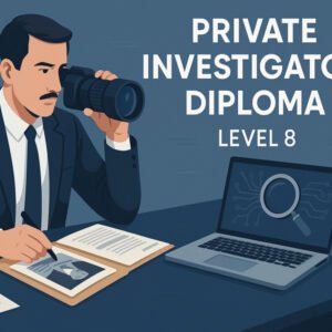 UK private investigator diploma with legal, surveillance, and cyber investigation training