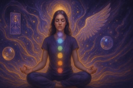 Professional psychic development course showing clairvoyance, energy work, and meditation practices