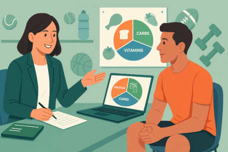 Sports nutritionist career UK with athlete nutrition, diet planning, and performance coaching.
